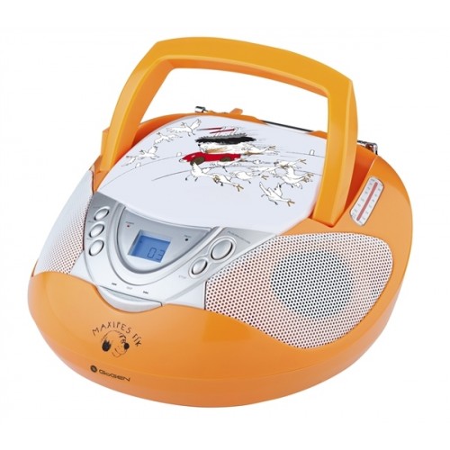 GoGEN radio z CD MAXI RADIO G, CD/MP3/USB, pomarańczowe