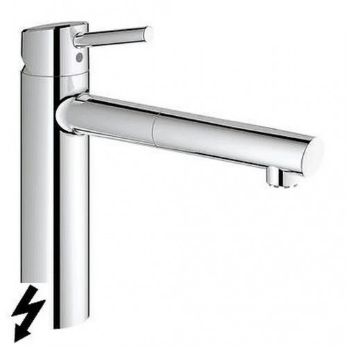 GROHE Concetto, jednouchwytowa bateria zlewozmywakowa, DN 15, chrom, 31214001