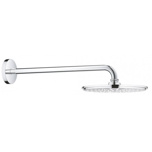 GROHE Rainshower® Cosmopolitan Deszczownica i ramię 422 mm, biały/chrom 26171LS0