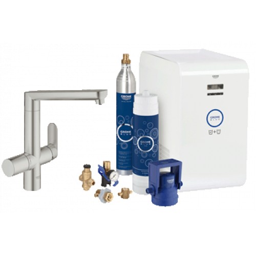 GROHE Blue® K7 Chilled and Sparkling Zestaw bateria, filtr, jednostka chłodząca 31346DC1