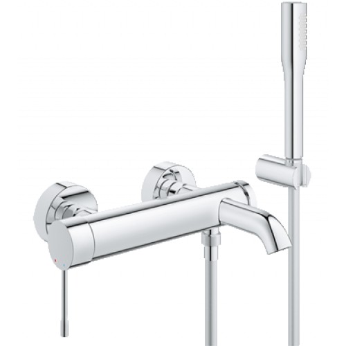 GROHE Essence New jednouchwytowa bateria wannowa z prysznicem 33628001