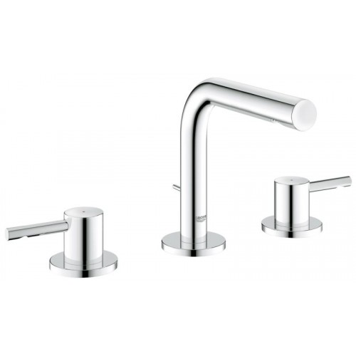 GROHE Essence, 3-otworowa bateria umywalkowa, DN 15, chrom, 20296000