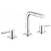 GROHE Essence, 3-otworowa bateria umywalkowa, DN 15, chrom, 20296000