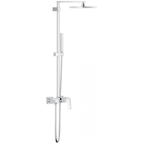 GROHE Eurocube System 150 System prysznicowy z jednouchwytową baterią ścienną 23147000