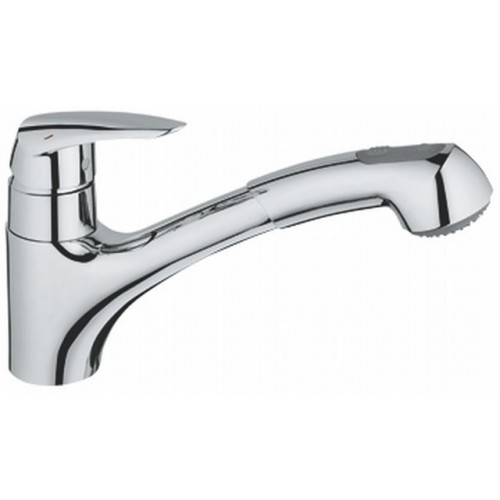 GROHE Eurodisc, jednouchwytowa bateria zlewozmywakowa, chrom, 32257001