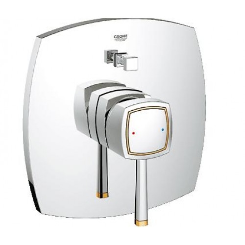 GROHE Grandera jednouchwytowa bateria wannowa chrom/złoto 19920IG0