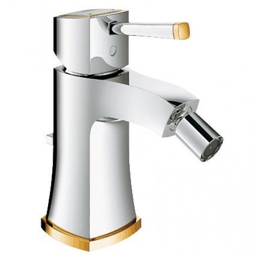 GROHE Grandera jednouchwytowa bateria bidetowa, DN 15 M-Size chrom/złoto 23315IG0