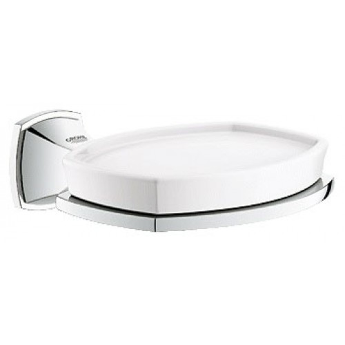 GROHE Grandera™ uchwyt z ceramiczną mydelniczką 40628000 GROHE Grandera™ uchwyt z ceramiczną mydelniczką 40628000
