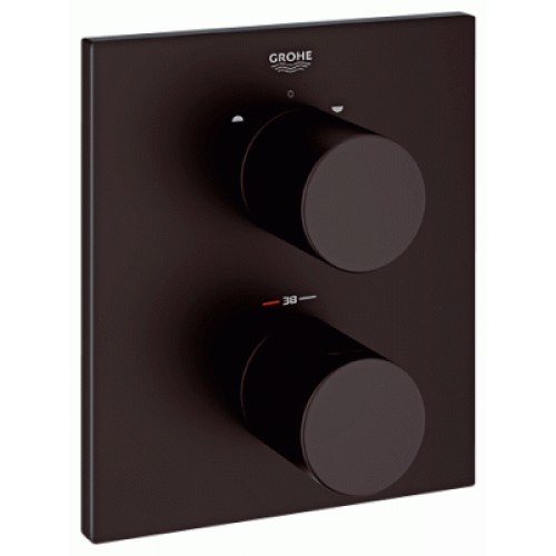 GROHE Grohtherm 3000 Cosmopolitan, bateria termostatyczna czarna, wanna/prysznic, 19567KS0