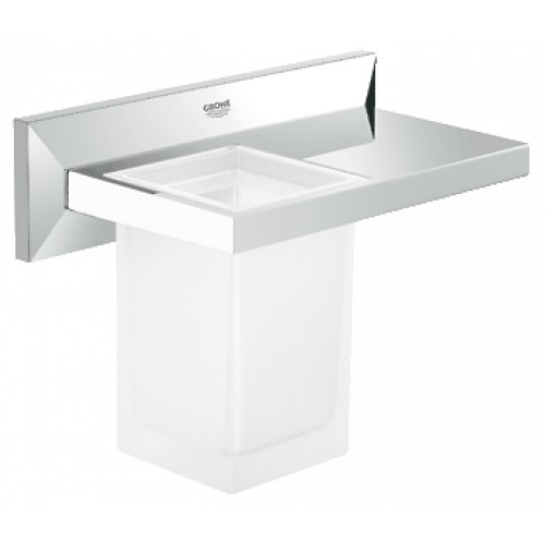 GROHE Allure Brilliant półka ze szklanką chrom 40503000