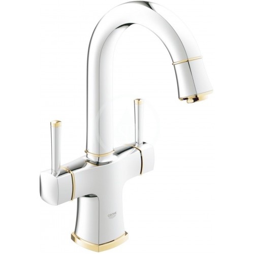 GROHE Grandera bateria umywalkowa, DN 15 L-Size chrom/złoto 21107IG0