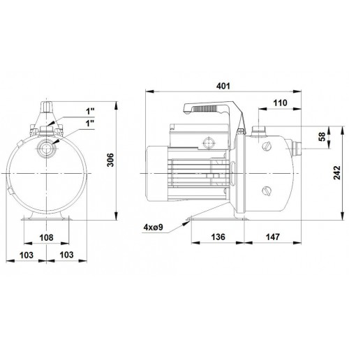 WYPRZEDAŻGrundfos Pompa samozasysająca JP 6 B-A-CVBP 46611002