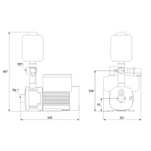 OUTLET Grundfos CMBE 1-44 1x220-240V Zestaw stałego ciśnienia 98374697 PRZETESTOWANY!!!