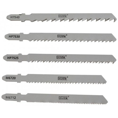 GÜDE Brzeszczoty do wyrzynarki SET 5 58156