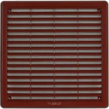 HACO Kratka wentylacyjna z siatką VM 250x250 KH brązowa 0304