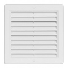 HACO Kratka wentylacyjna z siatką VM 200x200 B biała 0203