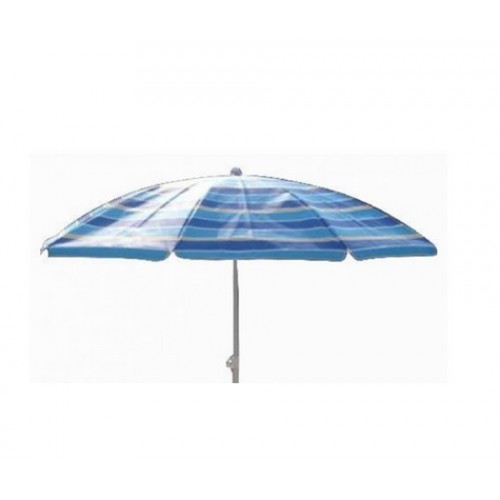 HAPPY GREEN Parasol plażowy 180 cm, niebieskie paski 50ZJ16081 HAPPY GREEN Parasol plażowy 180 cm, niebieskie paski 50ZJ16081