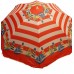 HAPPY GREEN Parasol z przegubem 180 cm czerwony z żaglówkami 50ZJ16081TILT/ma