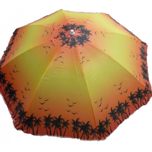HAPPY GREEN Parasol z przegubem 180 cm żółto/pomarańczowy50ZJ16081TILT/p