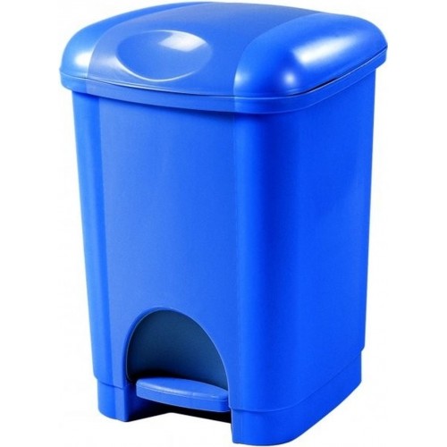 HEIDRUN Kosz na śmieci obsługiwany pedałem, 41 x 27 x 32 cm, 16 l, niebieski 1411 HEIDRUN Kosz na śmieci obsługiwany pedałem, 41 x 27 x 32 cm, 16 l, niebieski 1411