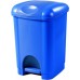 HEIDRUN Kosz na śmieci obsługiwany pedałem, 41 x 27 x 32 cm, 16 l, niebieski 1411