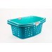 HEIDRUN Zestaw 2 koszów na pranie z uchwytami 2 x 26L niebieski 347/LHT