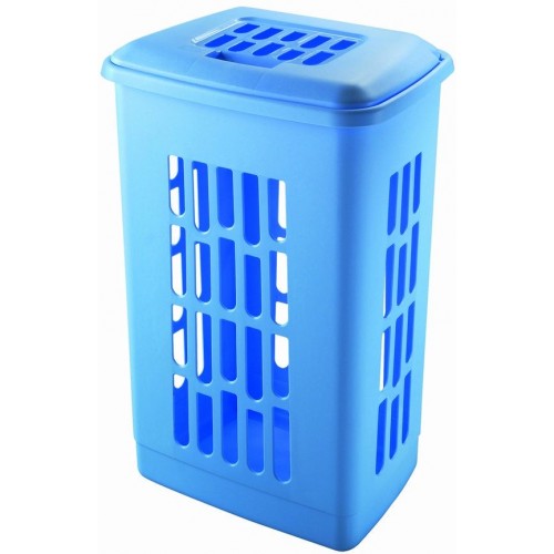 HEIDRUN Kosz na pranie 60 x 44 x 33 cm, 60 l, niebieski 1300