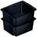 HEIDRUN Multibox pudełko bez pokrywy 18,5 x 43 x 34 cm, 22 l, czarne, 5103