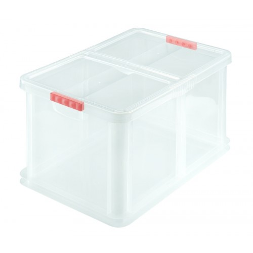 HEIDRUN UNIBOX pojemnik z pokrywką 39,5 x 29,5 x 21 cm, 18 l, przeźroczysty, 7083 HEIDRUN UNIBOX pojemnik z pokrywką 39,5 x 29,5 x 21 cm, 18 l, przeźroczysty, 7083
