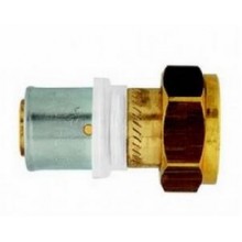 HERZ IPA Press złączka przejściowa z nakrętką, uszczelnienie płaskie, 20 × 2 – G 3/4" P702