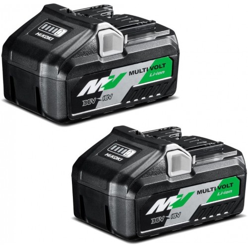HiKOKI 375575 Zestaw akumulatorów Multi Volt (2x BSL36A18) 36V, 4.0Ah / 18V, 8.