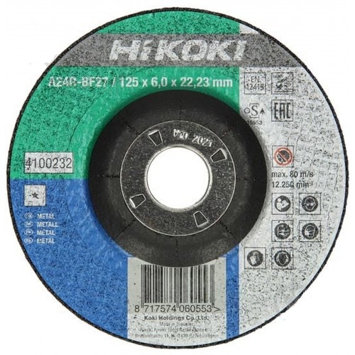 HiKOKI 4100232 Tarcza szlifierska do metalu 125x22,2x6mm