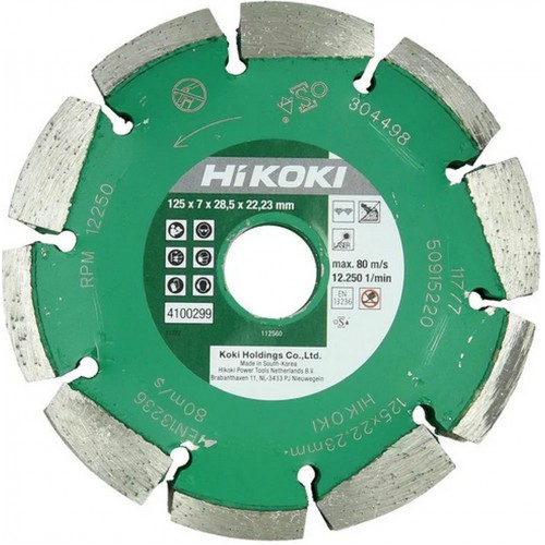 HiKOKI 4100299 Tarcza diamentowa 125mm 3 tarcze do szczelin 30mm
