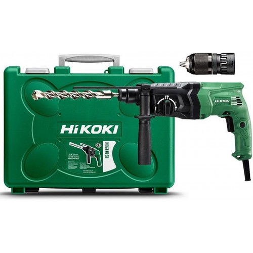 HiKOKI DH24PMHWSZ Młotowiertarka, SDS-Plus, (730W/2,7J)