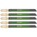 HiKOKI 750021 Brzeszczot HCS do piły szablastej do drewna, 100,4/75x9,5x1,25 mm, 5 szt.