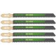 HiKOKI 750021 Brzeszczot HCS do piły szablastej do drewna, 100,4/75x9,5x1,25 mm, 5 szt.