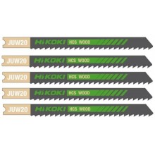 HiKOKI 750023 Brzeszczot HCS do piły szablastej do drewna, 91,5/70×7,5×1,25 mm, 5 szt.