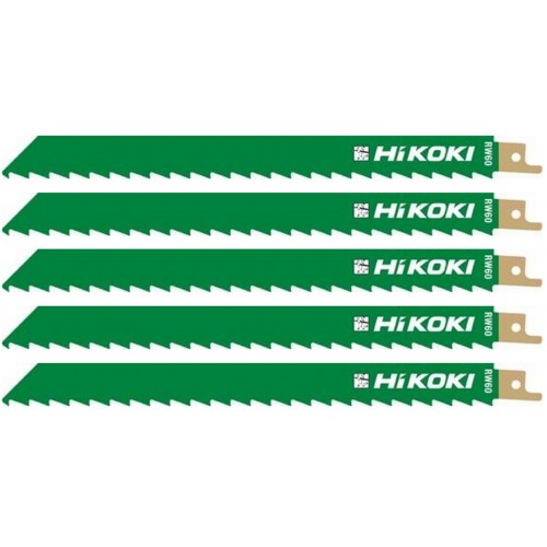 HiKOKI RW60 Brzeszczoty piły szablastej 225/203,5x19x1,25mm (5szt.) 752029