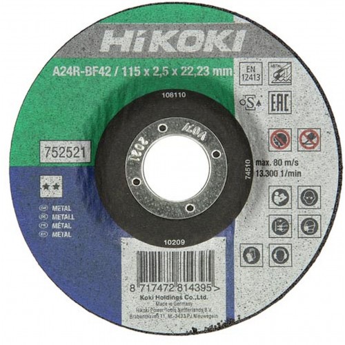 HiKOKI 752521 Tarcza do cięcia metalu 115x22,23x2,5mm