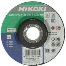 HiKOKI 752522 Tarcza do cięcia metalu 125x22,23x2,5mm
