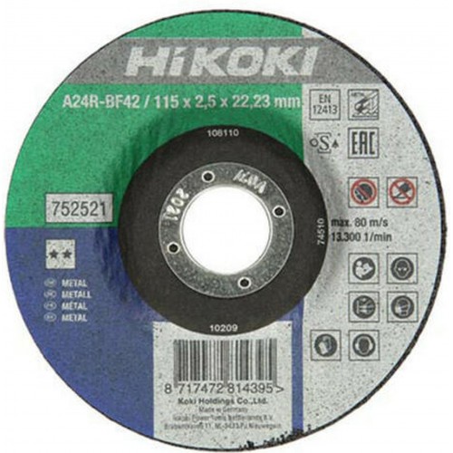 HiKOKI 752522 Tarcza do cięcia metalu 125x22,23x2,5mm