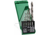 HiKOKI 780462 Wiertła do metalu, HSS-G din 338, 6 Szt