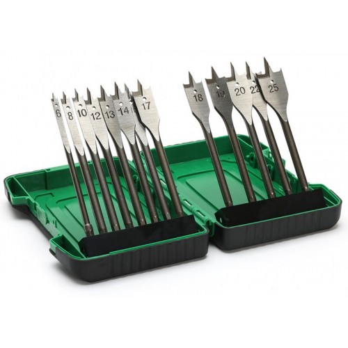 HiKOKI 781795 Zestaw wierteł płaskie do drewna 1/4" 13 Szt