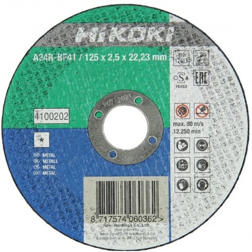 HiKOKI 4100202 Tarcza do cięcia metalu 125x22,23x2,5mm