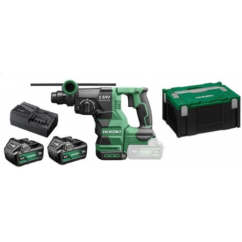 HiKOKI DH1826DAWPZ Młotowiertarka SDS-Plus, (18V/2x5.0Ah)