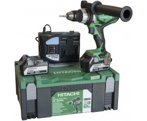 HiKOKI (Hitachi) DS18DSDLWPZ Wiertarko-wkrętarka akumulatorowa 18V, 2x5,0Ah, HitBOX