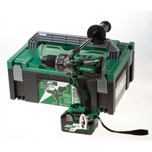 HiKOKI (Hitachi) DS36DAWRZ Wiertarko-wkrętarka 2xBSL36A18, HitBOX