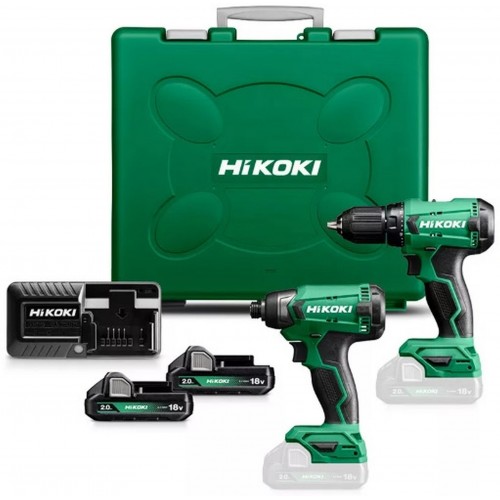 HiKOKI KC18DAWAZ Zestaw aku DS18DA+WH18DA (2x 2,0Ah/18V)