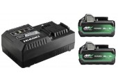 HiKOKI UC18YSL3WJZ Zestaw akumulatorów Multi Volt (2 x 8Ah)18V-4Ah 36V+ładowarka UC18YSL3