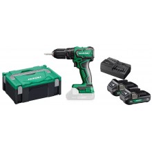 HiKOKI DV18DDWRZ Akumulatorowa wiertarko-wkrętarka (18V/2x2,0Ah)